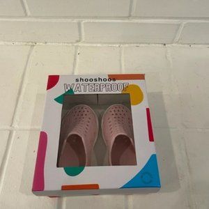 shoosshoos Waterproof Pink Toddler Shoes